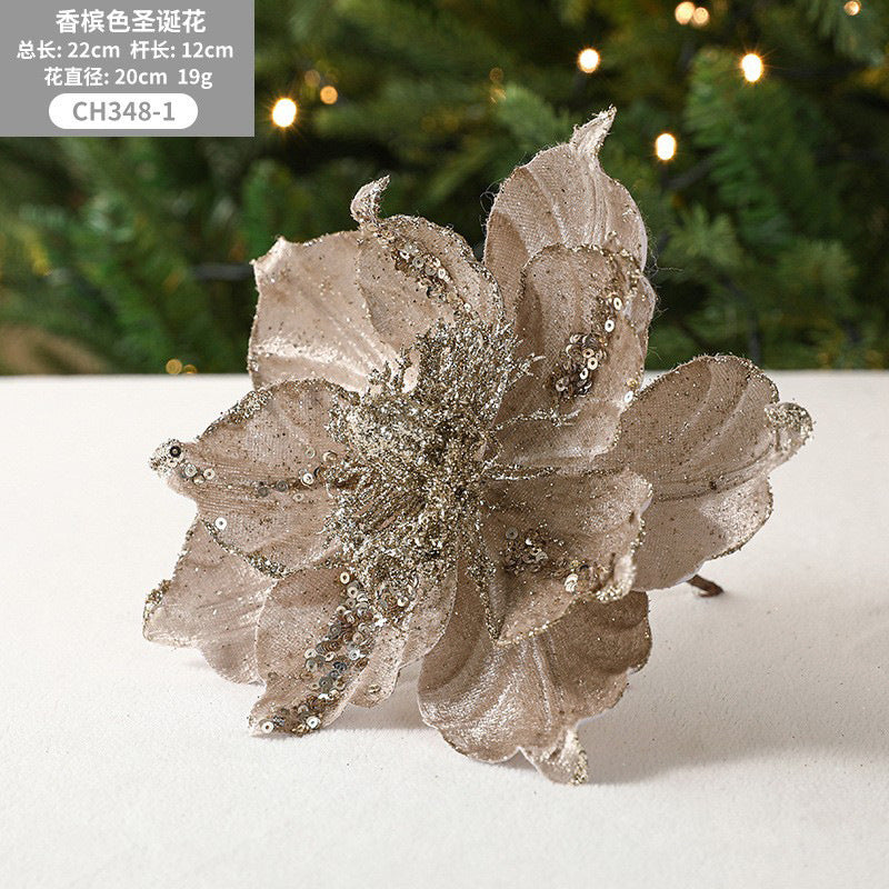 Wholesale Artificial Flower Everlasting Flower Ornaments Christmas Tree Decorations